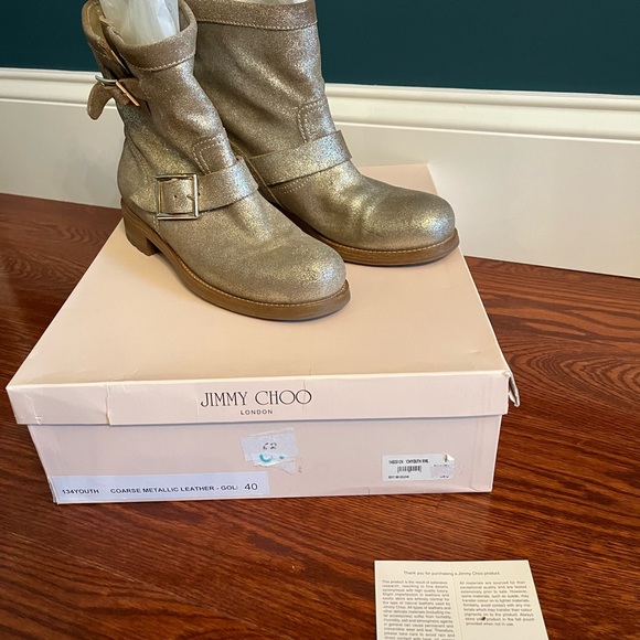 Jimmy choo leather biker boots - Picture 12 of 12